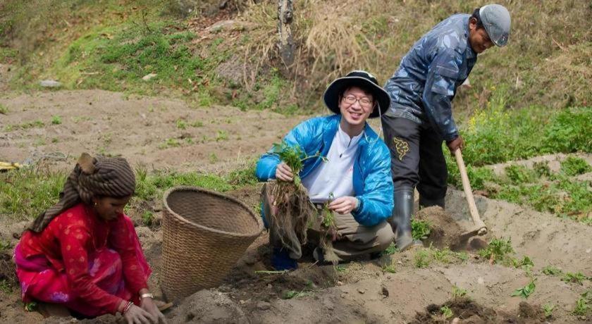Hananoie - A Permaculture Resort Pókhara Exteriér fotografie